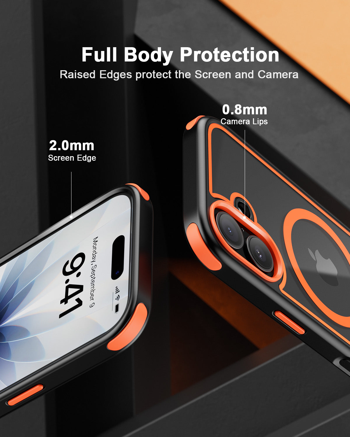 MobNano GPM Black/Orange MagSafe Case for iPhone 17 - product image 4