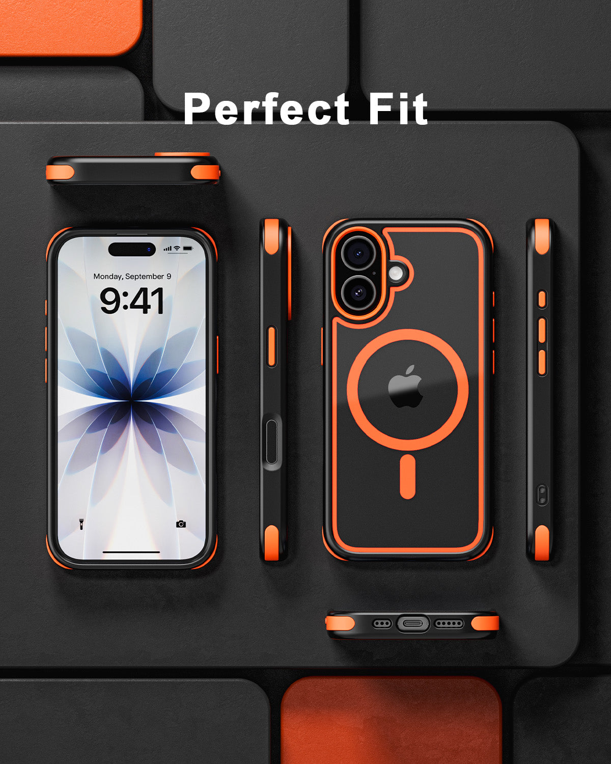 MobNano GPM Black/Orange MagSafe Case for iPhone 17 - product image 5