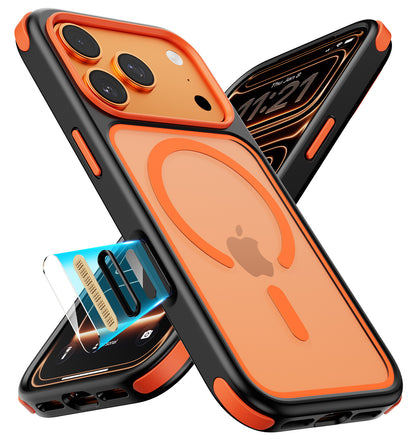 MobNano GPM Black/Orange MagSafe Case for iPhone 17 Pro Max - product image 1