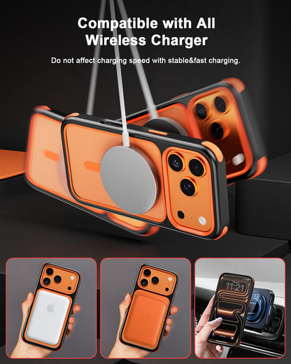 MobNano GPM Black/Orange MagSafe Case for iPhone 17 Pro Max - product image 2