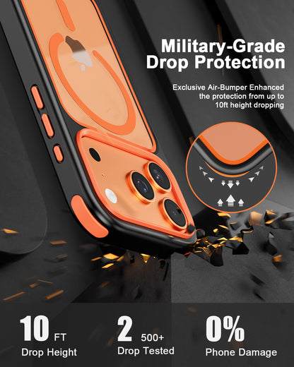 MobNano GPM Black/Orange MagSafe Case for iPhone 17 Pro Max - product image 3