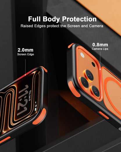 MobNano GPM Black/Orange MagSafe Case for iPhone 17 Pro Max - product image 4